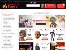 Tablet Screenshot of halloweenparty.ro